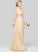 Length Ruffle Silhouette Fabric Floor-Length Neckline Flower(s) One-Shoulder A-Line Embellishment Emma Sleeveless Bridesmaid Dresses