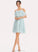 Silhouette Fabric CascadingRuffles A-Line Length Neckline V-neck Embellishment Short/Mini Maddison Floor Length A-Line/Princess Bridesmaid Dresses