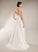 Karma Beading Court Sequins Train Square Neckline Wedding Dresses With A-Line Dress Wedding