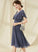 Length Knee-Length V-neck Neckline Silhouette A-Line Fabric Embellishment Ruffle Giuliana Floor Length A-Line/Princess Bridesmaid Dresses