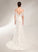 Chapel Beading Trumpet/Mermaid With Train Wedding Dresses Ally V-neck Dress Sequins Wedding