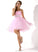 With A-Line/Princess Jenna Tulle Short/Mini Prom Dresses Sweetheart Sequins Beading