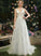 V-neck A-Line Lauryn With Train Wedding Dress Lace Court Wedding Dresses
