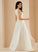 Sweep Wedding Lace Dress With Train Sequins Wedding Dresses Mariah A-Line
