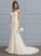 Wedding Dresses Train Lace Wedding V-neck Dress Trumpet/Mermaid Gloria Court