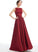 A-Line ScoopNeck Neckline Fabric Length Floor-Length Satin Straps Silhouette Brooklynn Sleeveless Floor Length Bridesmaid Dresses