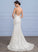 Train Trumpet/Mermaid Wedding Dresses Cornelia Dress Court V-neck Wedding Lace
