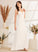 Beading Wedding Front V-neck Split Dress With Wedding Dresses Sweep Samara Train A-Line