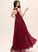 A-Line Embellishment Sweetheart Neckline Ruffle Fabric Silhouette Pockets Length Floor-Length Sofia Straps Bridesmaid Dresses