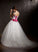 Wedding Dresses With Train Chapel Dress Lace Emily Bow(s) Tulle Appliques Ruffle Wedding Ball-Gown/Princess Sweetheart