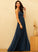Fabric Ruffle Silhouette Floor-Length A-Line Embellishment Length Neckline V-neck Angeline A-Line/Princess V-Neck Bridesmaid Dresses