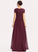 V-neck A-Line Length Neckline Lace Floor-Length Fabric Silhouette Embellishment Larissa Sleeveless Floor Length Bridesmaid Dresses