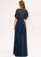 Neckline A-Line Length V-neck Silhouette Fabric SplitFront Floor-Length Embellishment Mckinley Floor Length Natural Waist Bridesmaid Dresses