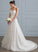 Wedding Ruffle A-Line Wedding Dresses Dress Train Lace Miranda With Sweep Sweetheart