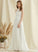 With Wedding Scoop Front Lace Wedding Dresses Neck Ashanti Floor-Length Split A-Line Chiffon Dress