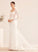 Beading V-neck With Sequins Trumpet/Mermaid Wedding Dresses Chapel Melissa Wedding Dress Train