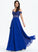 Beading Chiffon With Prom Dresses A-Line Off-the-Shoulder Renata Floor-Length Sweetheart Sequins