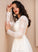 Chiffon With A-Line Floor-Length Janiya Wedding Dresses Lace Dress Wedding V-neck