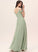Neckline Embellishment Fabric V-neck Floor-Length SplitFront A-Line Silhouette Length Whitney Floor Length A-Line/Princess Bridesmaid Dresses