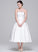 Wedding Dresses With Pockets Dress Ball-Gown/Princess Satin Nia Wedding Tea-Length Sweetheart