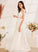 V-neck Wedding Dresses Wedding With Floor-Length Ruffle Jordyn Dress A-Line