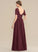 Fabric Embellishment Length Sequins Floor-Length Neckline Silhouette ScoopNeck A-Line Aracely Natural Waist Floor Length Bridesmaid Dresses