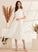 Wedding Beading Wedding Dresses Tea-Length A-Line Nydia With Dress