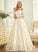 Beading Wedding Sweep Train Wedding Dresses Dress Laurel Ball-Gown/Princess Sequins With Satin