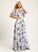 Sequins Silhouette V-neck Neckline Floor-Length Length A-Line Fabric Embellishment Pleated Estrella A-Line/Princess Bridesmaid Dresses