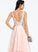 Prom Dresses V-neck With Floor-Length Tulle Alivia Beading Sequins Ball-Gown/Princess