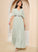 Sequins A-Line Fabric V-neck Ankle-Length Neckline Silhouette Embellishment Length Gloria V-Neck Sleeveless Bridesmaid Dresses