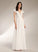 Floor-Length V-neck Raina A-Line Dress Wedding Dresses Wedding