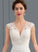 Sweep Front Chiffon Split Wedding With Riley Dress Train A-Line V-neck Wedding Dresses