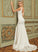Dress With Lace Neck Wedding Dresses Lace Train Court Scoop Chiffon Trumpet/Mermaid Wedding Kristen