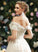 Sequins A-Line Wedding Catherine Lace Floor-Length Wedding Dresses Sweetheart Dress With