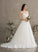 Sequins Train V-neck With Beading Tulle Court Ball-Gown/Princess Wedding Lena Dress Wedding Dresses