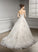 Lace Train Ball-Gown/Princess Sweetheart Tulle Olive Wedding Wedding Dresses Dress Court