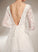 Wedding Chapel Train Wedding Dresses V-neck Sarai With Ball-Gown/Princess Sequins Dress