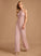 Length Neckline Pleated Embellishment HighNeck Fabric Straps Floor-Length Elianna Natural Waist Sleeveless Floor Length Bridesmaid Dresses