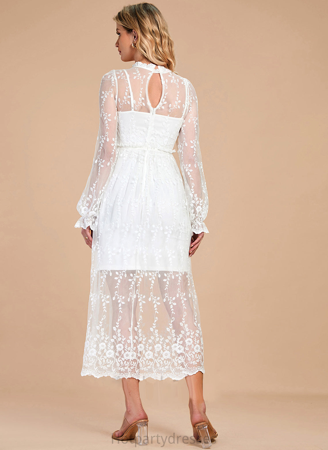 Dress A-Line V-neck Wedding Wedding Dresses Jaelyn Short/Mini