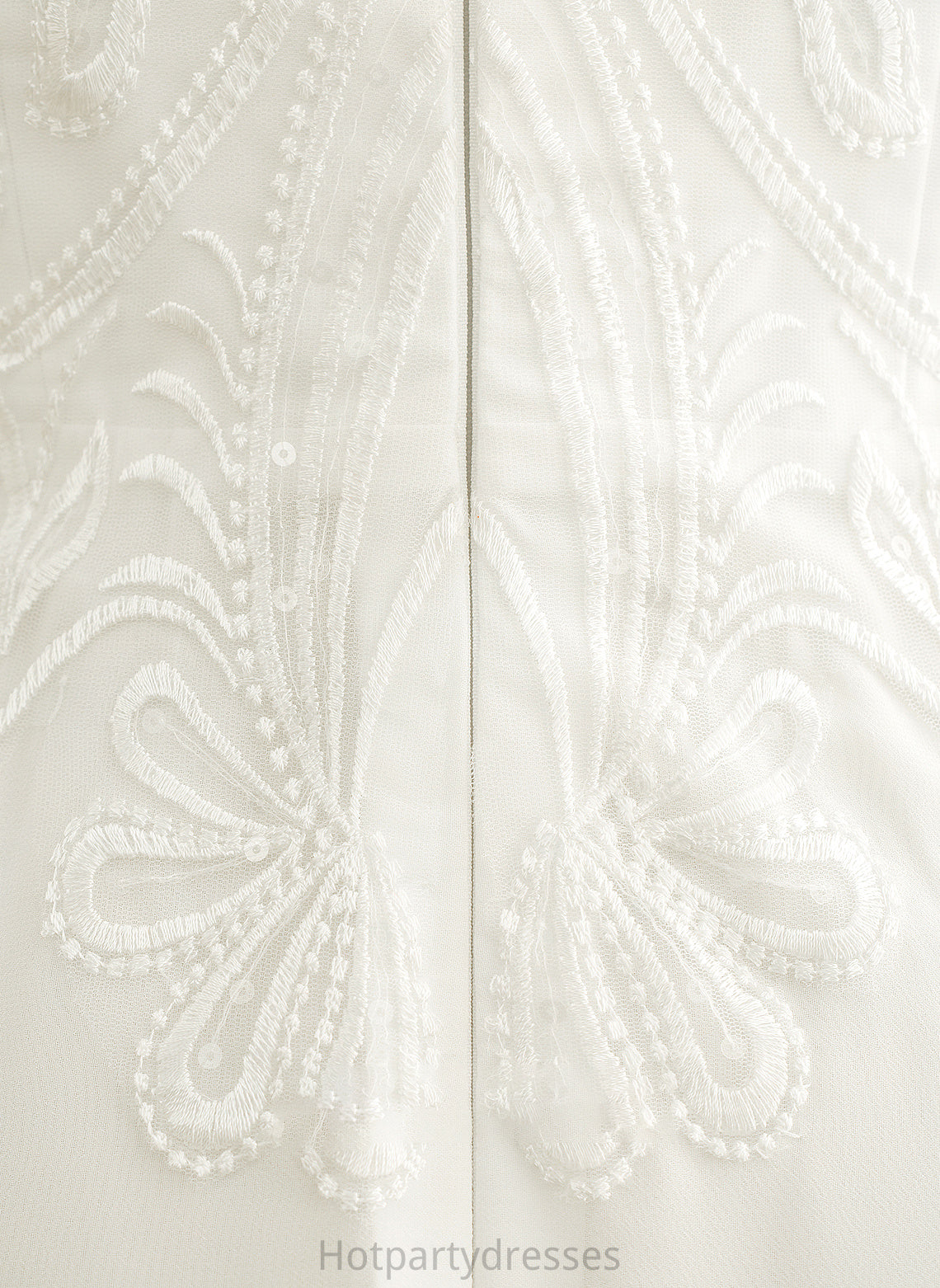 Wedding With Floor-Length Chiffon Kaitlynn Wedding Dresses Dress Neck A-Line Sequins Scoop Lace