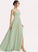 SplitFront Fabric Silhouette Lace V-neck Embellishment Floor-Length Neckline Length A-Line Angel Spaghetti Staps Bridesmaid Dresses