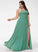 Fabric Pockets SplitFront Neckline Embellishment SquareNeckline Silhouette Length Floor-Length A-Line Anabelle Natural Waist Bridesmaid Dresses