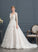 Train Wedding Dresses Tulle V-neck Wendy Chapel Dress Ball-Gown/Princess Wedding
