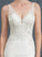 Dress V-neck Crepe Train Stretch Wedding Dresses Court Penny Trumpet/Mermaid Wedding