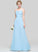Length Floor-Length Neckline Fabric A-Line Ruffle CowlNeck Embellishment Silhouette Shania Floor Length A-Line/Princess Bridesmaid Dresses