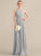 Length Fabric Embellishment Pleated ScoopNeck Floor-Length A-Line Silhouette Neckline Marlene Spaghetti Staps Floor Length Bridesmaid Dresses
