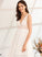 Sequins Beading Floor-Length A-Line Dress Wedding Mylee With V-neck Wedding Dresses