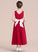 Scarlett With Ankle-Length Junior Bridesmaid Dresses Neck A-Line Chiffon Sash Empire Scoop Bow(s)