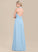 Silhouette Length Fabric Embellishment Floor-Length Halter A-Line Neckline Ruffle Brooklynn Natural Waist Sleeveless Bridesmaid Dresses